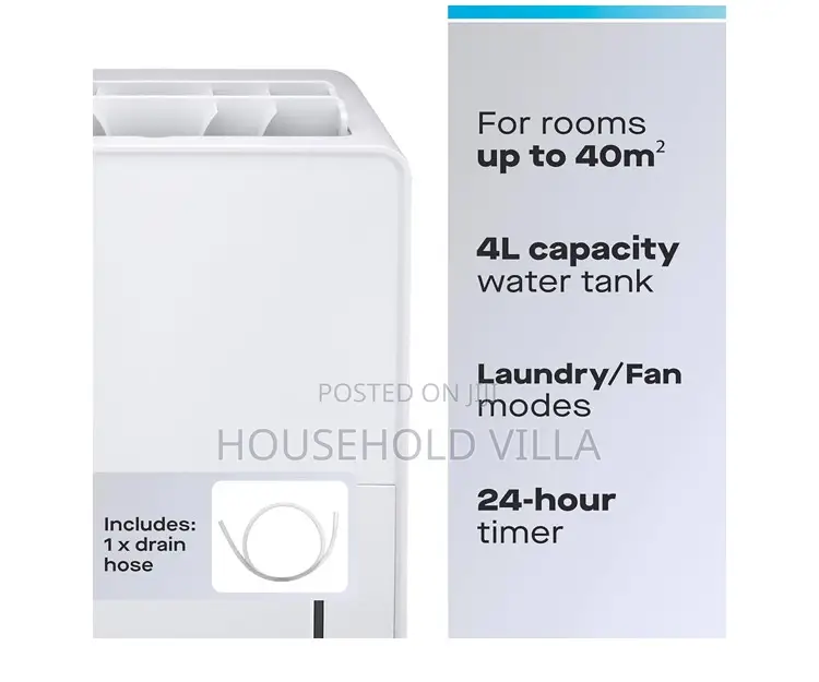 Daewoo 20l Dehumidifier With Air Purifier