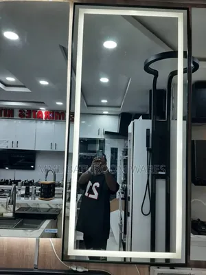 Black Frame Hanging Mirror Full Body Led Mirrors