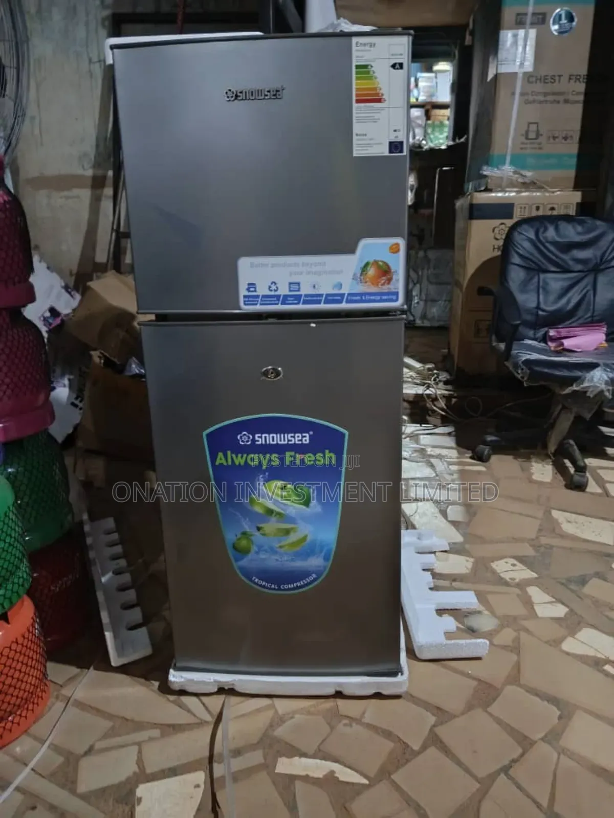 Snowsea Double Door Top Freezer Refrigerator