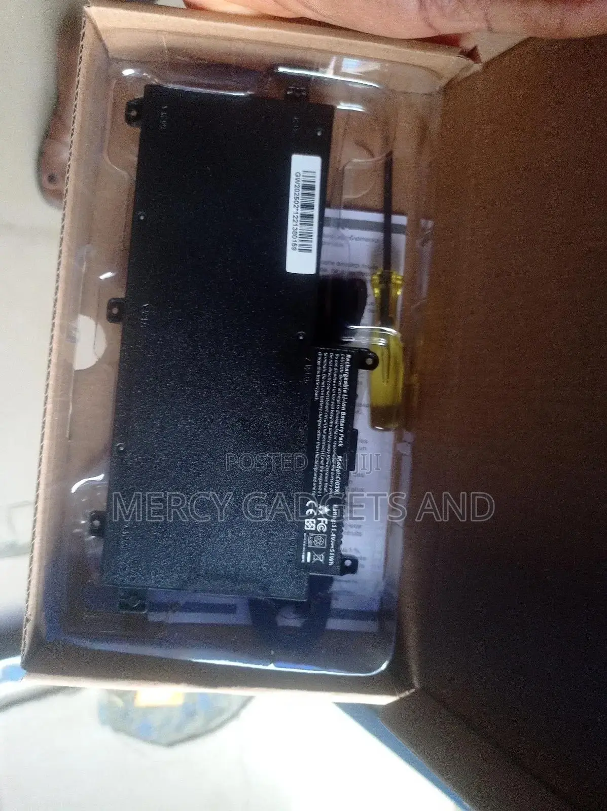 Hp Rechargeable Laptop Battery (Cio3xl)