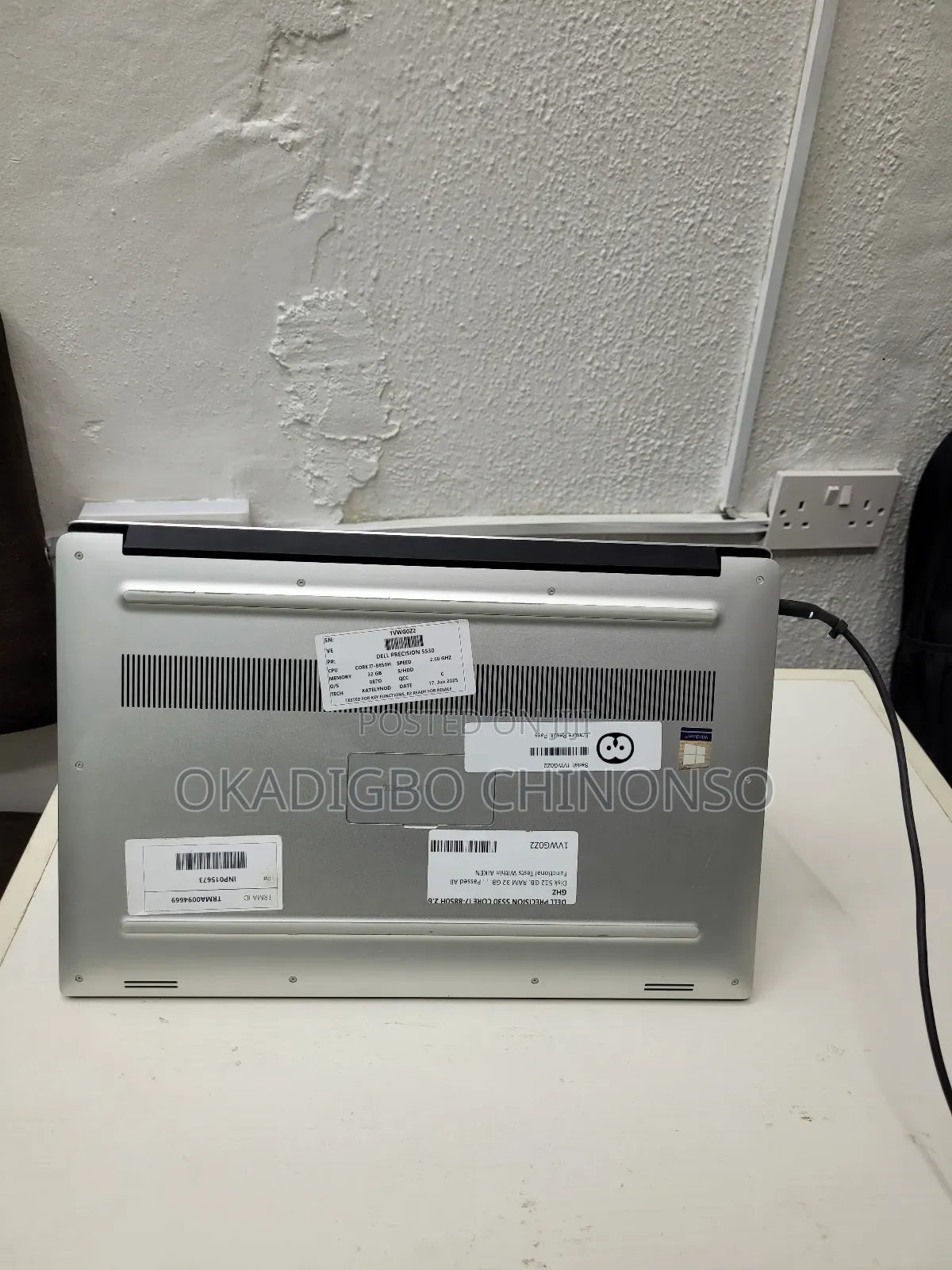 Laptop Dell Precision 5530 32GB Intel Core i7 SSD 512GB