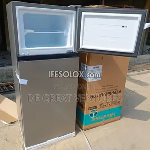 Brand New Hisense 125l Double Door Refrigerator√External√Silver Colour