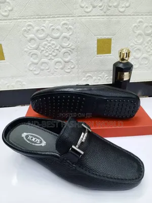 Brown Leather Half Shoe