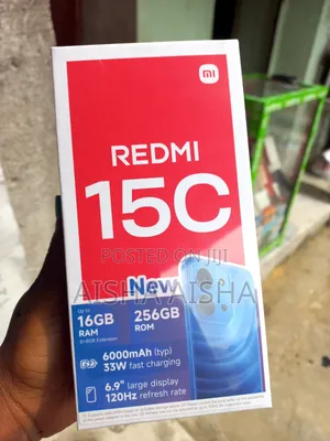 New Xiaomi Redmi 15C 4G 256 GB Black