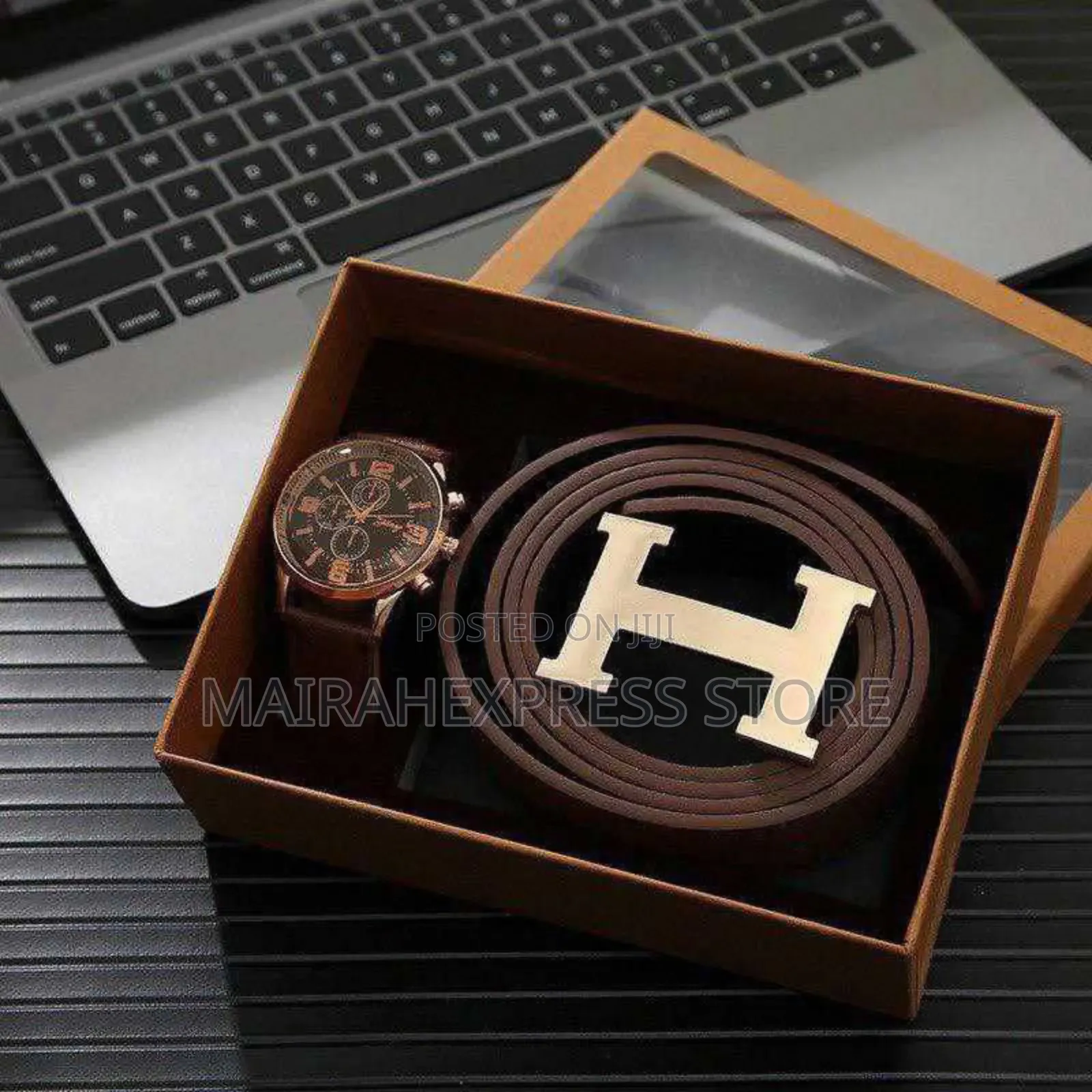 Jackson Watch and Belt Gift Box Set