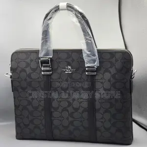 Mont Blanc Quality Luxury Genuine Leather Laptop Bag