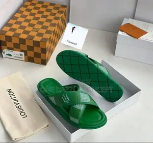 Louis Vuitton Leather Slippers