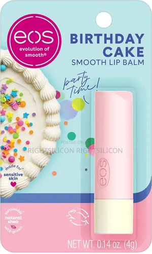 Usa Eos Natural Shea Lip Balm- Birthday