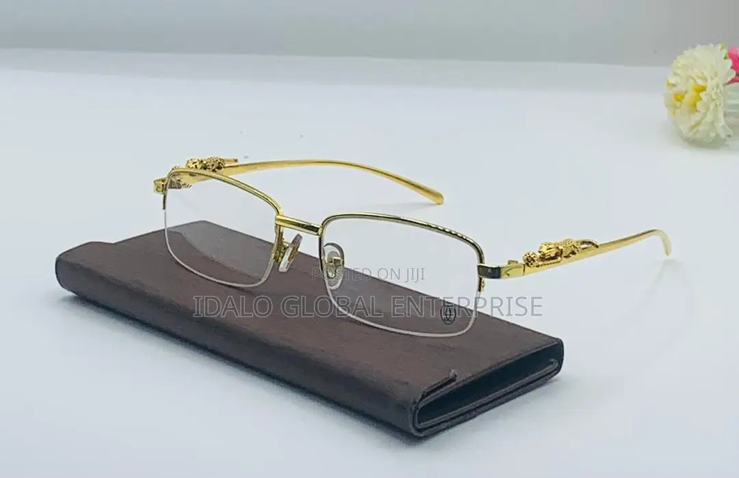 Rimless Clear Designer Glasses With Box