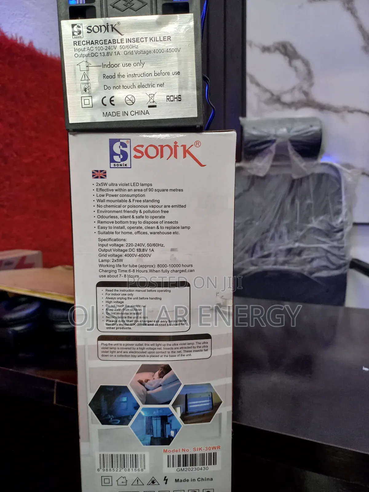 Sonik Rechargeable Insect/Mosquitos Killer.