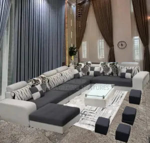 Beautiful Sofas. 9 Seaters U-Shape Couch,Table and Stools