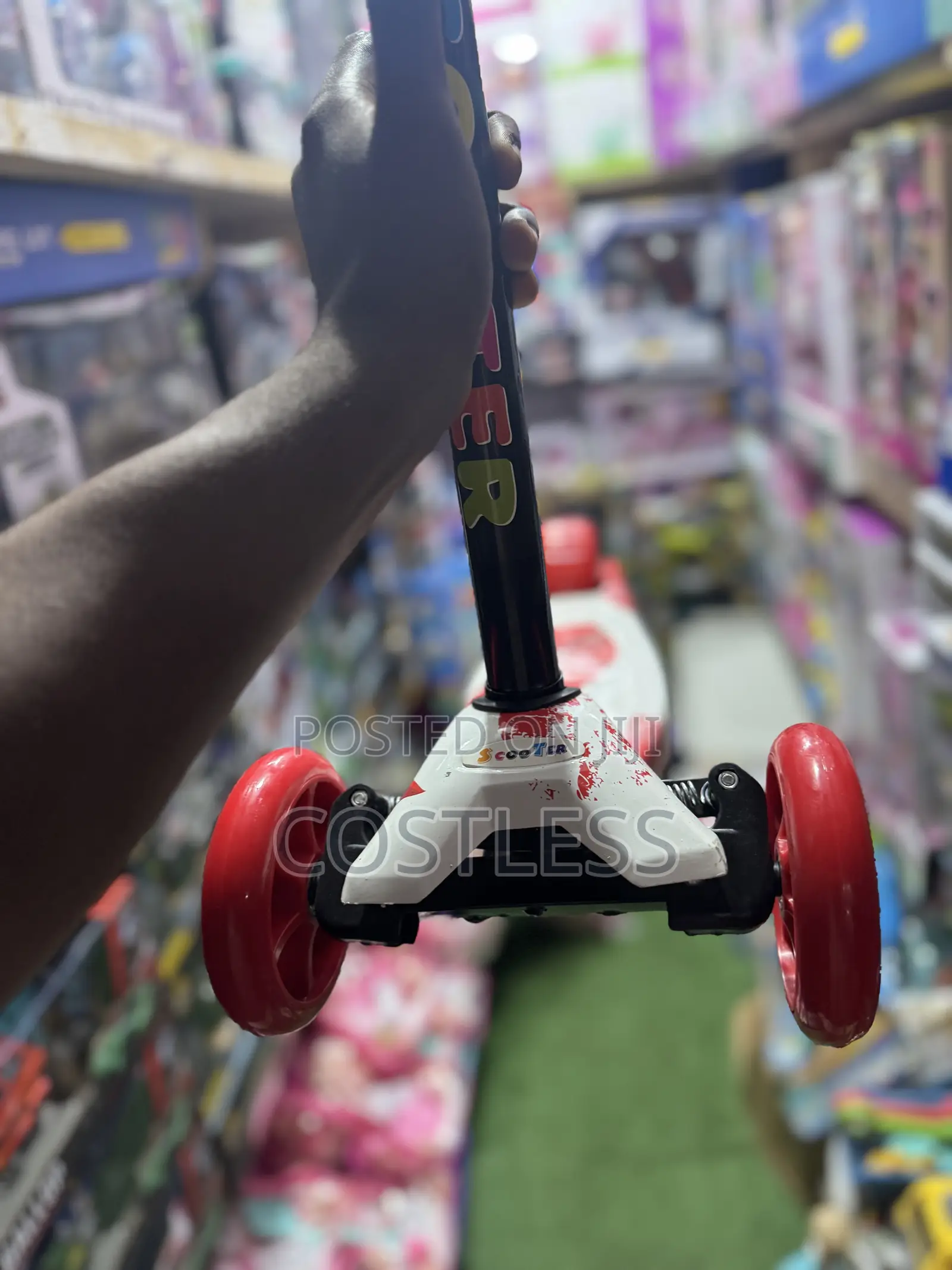 Kick Scooter With Light Wheels