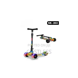 Kick Scooter With Light Wheels