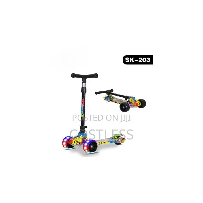Kick Scooter With Light Wheels