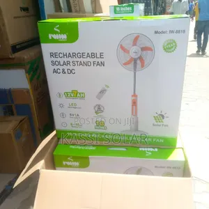 Iwin 12v 7ah Standing Solar Rechargable Fan