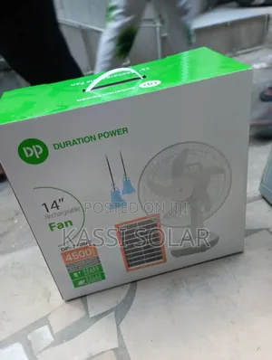 Dp Solar Rechargable Fan With 2 Bulbs
