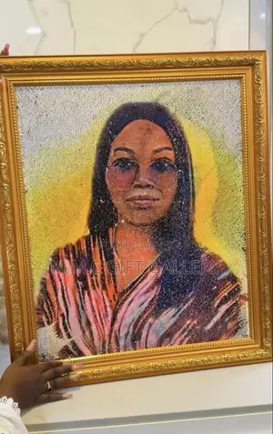 Double Print Sequins Frame