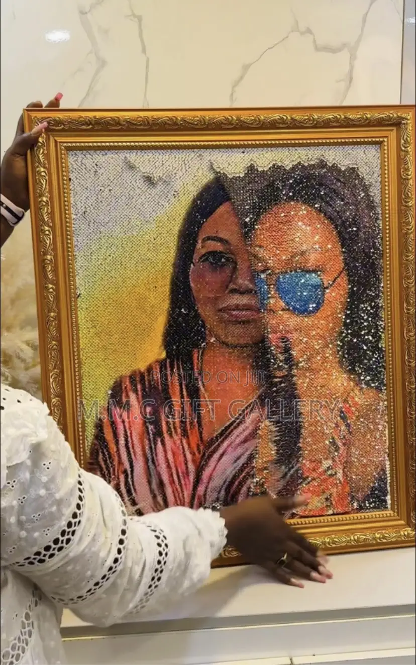 Double Print Sequins Frame