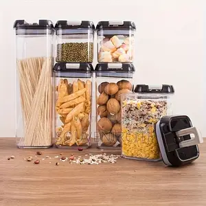 6pcs Airtight Food Storage Canisters Set