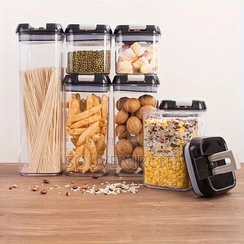 6pcs Airtight Food Storage Canisters Set
