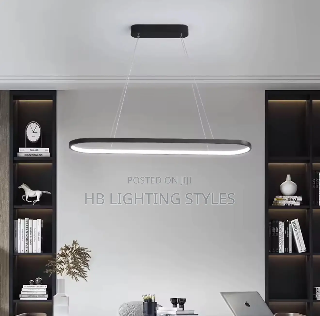Nordic Minimalist Led Black Pendant Light