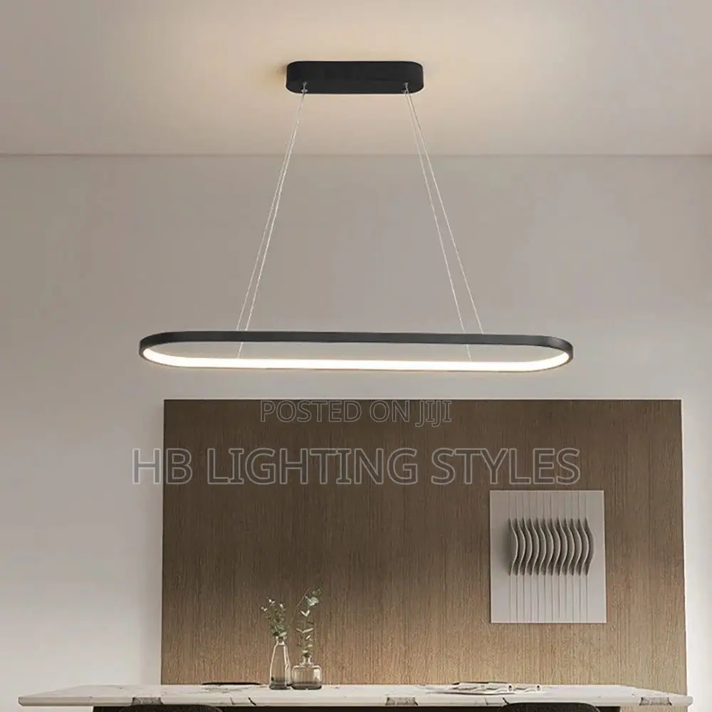 Nordic Minimalist Led Black Pendant Light