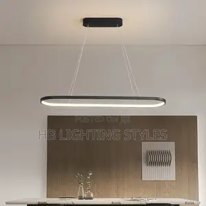 Nordic Minimalist Led Black Pendant Light
