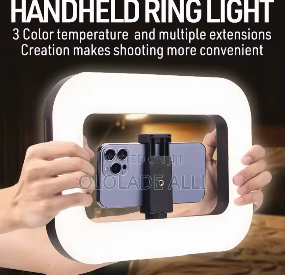 Multi-Functional Phone Cage Selfie Light