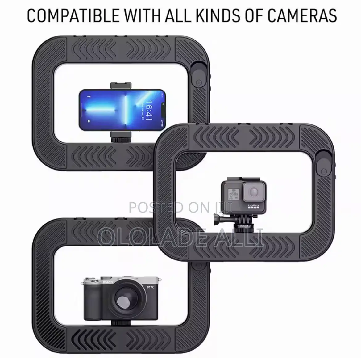 Multi-Functional Phone Cage Selfie Light