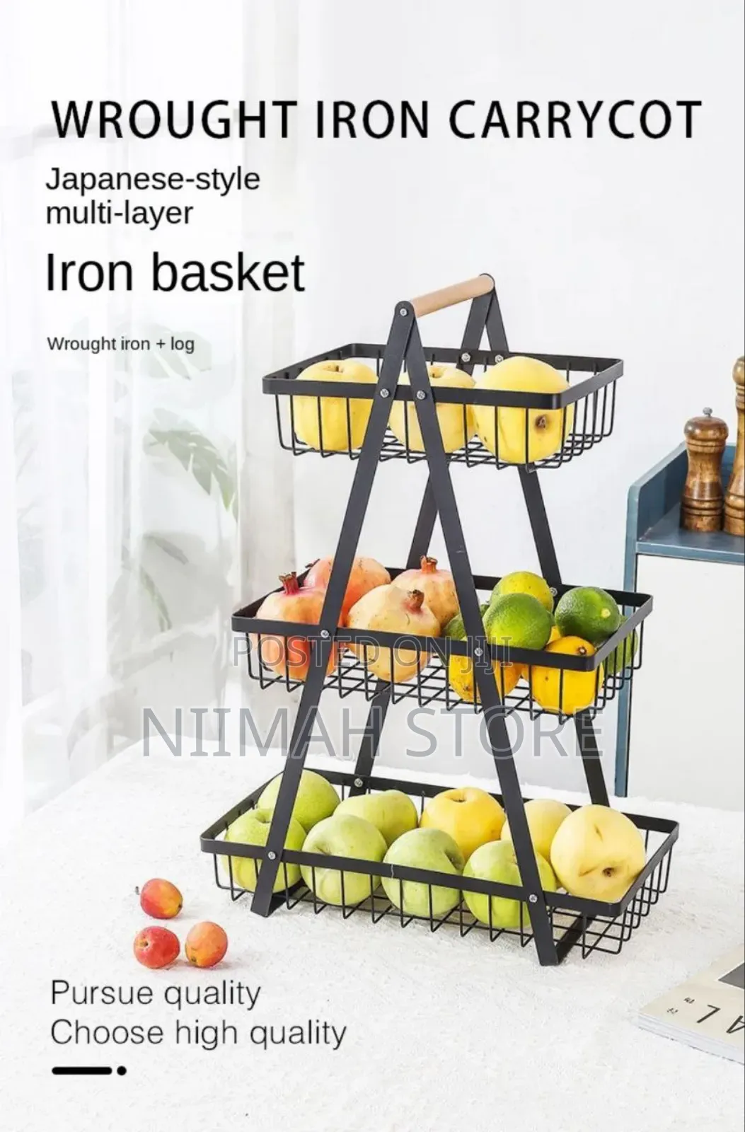 3 Layers Fruit Vegetables Rack