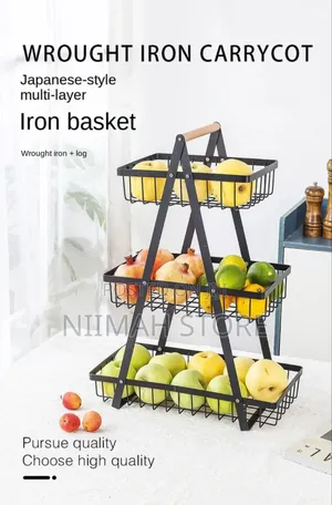 3 Layers Fruit Vegetables Rack