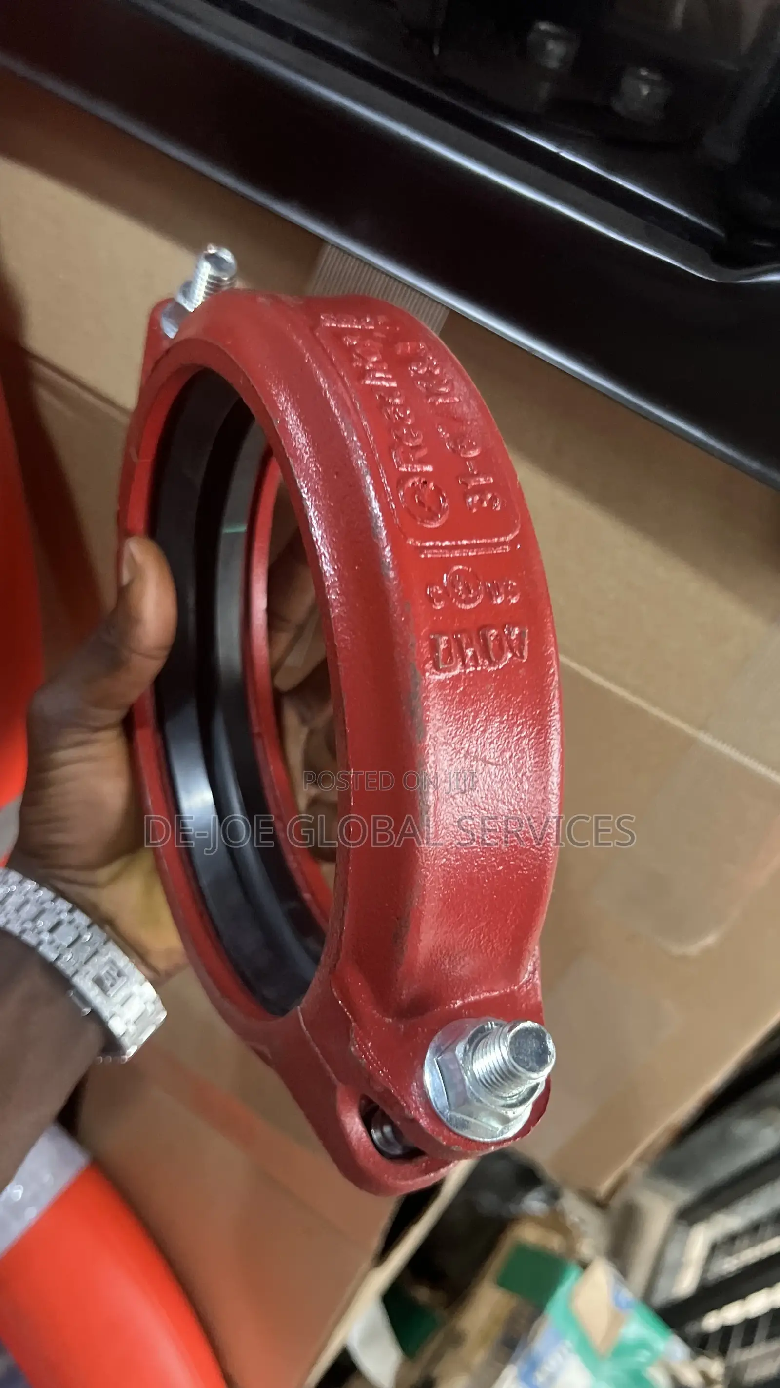 Ridgid Pipe Coupling With Groove
