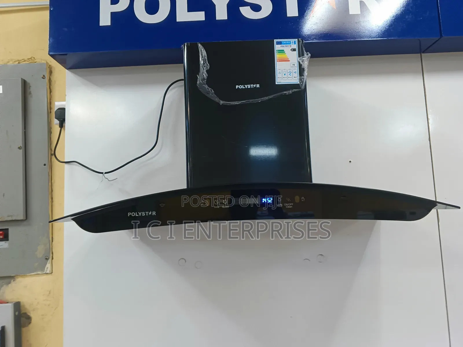 Polystar 90cm Automatic Dual Function Ductless Heat Extractor