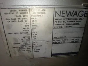 60kva Perkins Basic Generator 1000 Series Uk🇬🇧