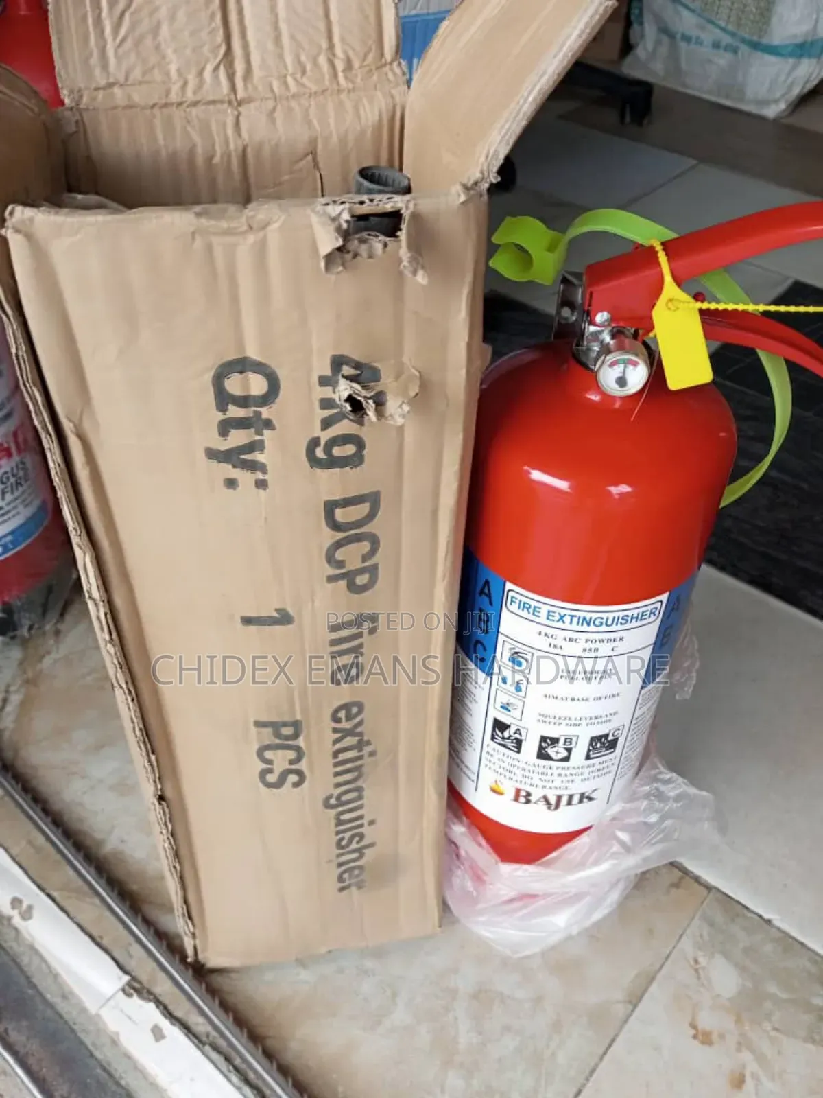 Abc Fire Extinguisher 4kg(All Sizes Available)