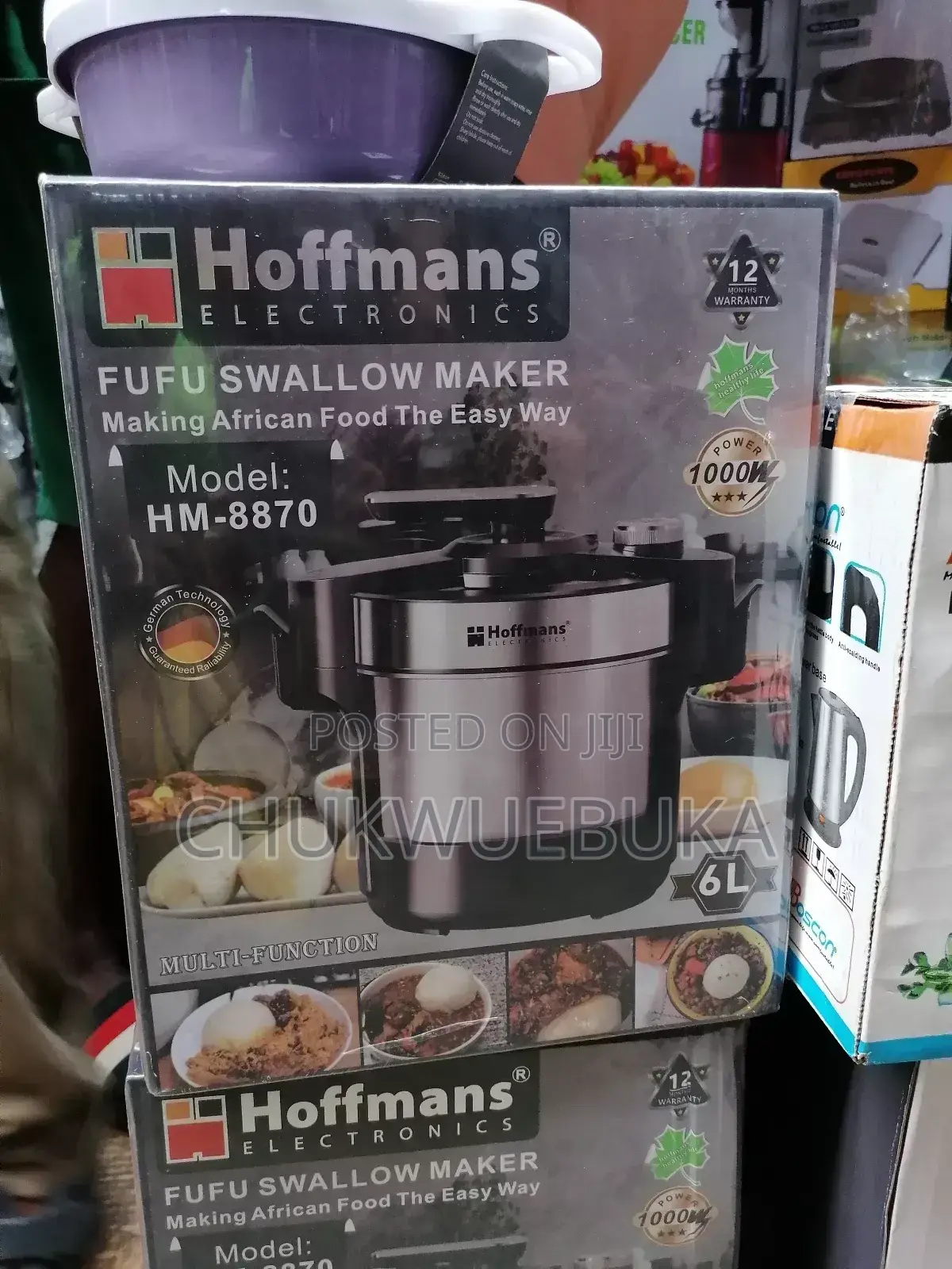 High Quality Hoffner Yam Pounder and Cooking Machine