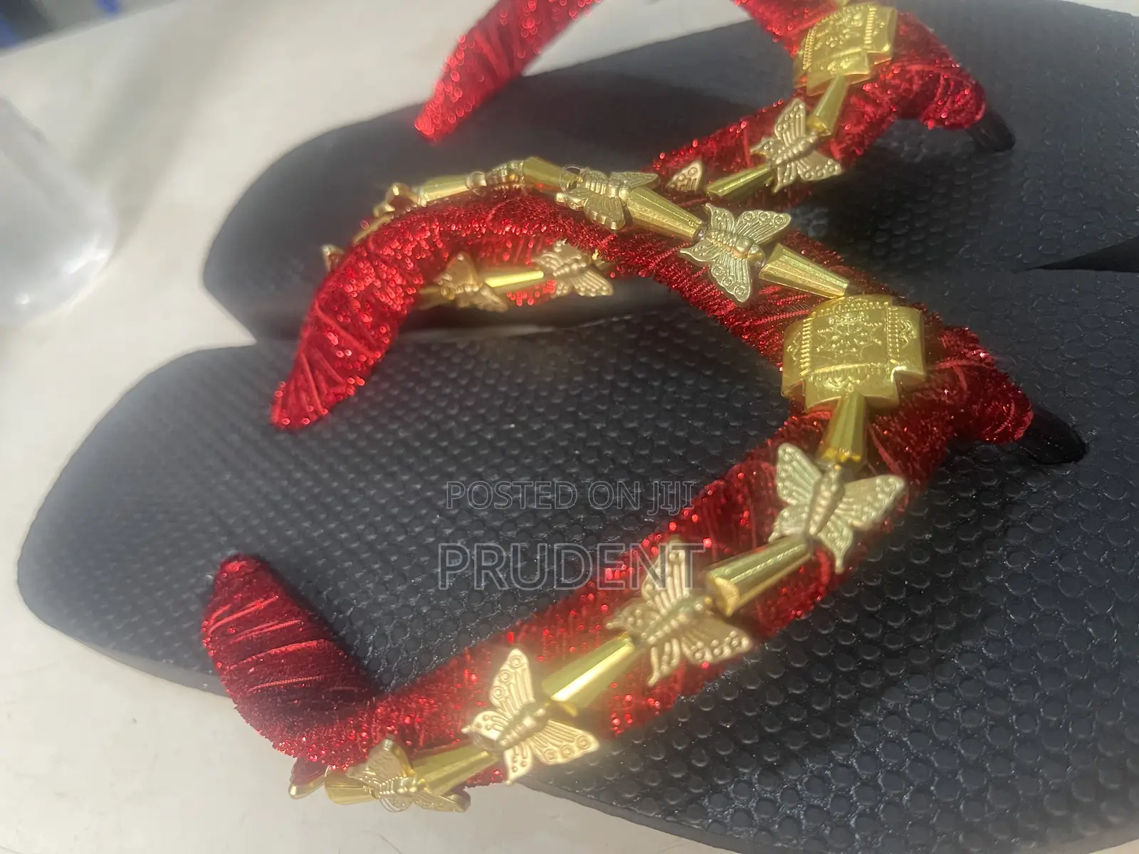 Stylish Beaded/Flowered Slippers