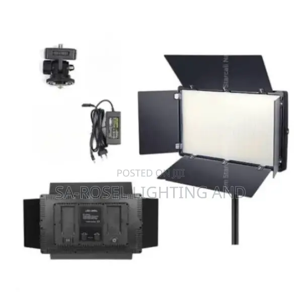 Pro Led 600 Studio Light Kit + Tripod Stand + 2 Batteries + Charger