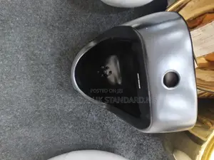 Black Hanging Urinal Bowl