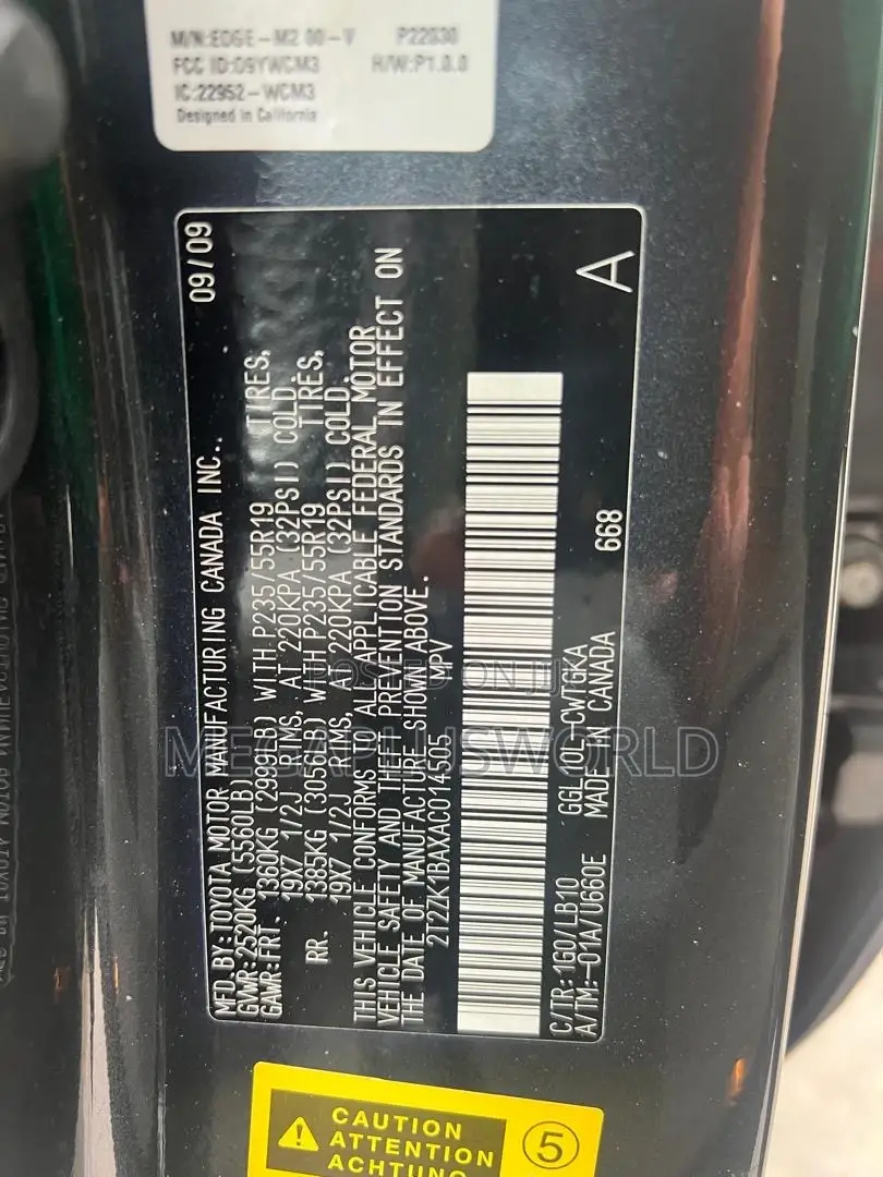 Lexus RX 350 2010 Black