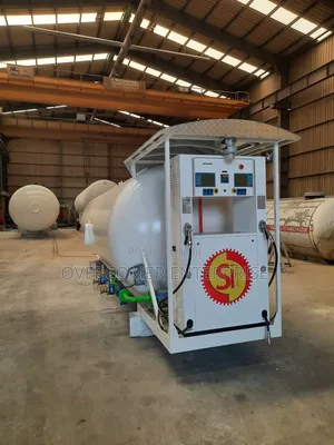 Installation of 5ton LPG Gas Tank With Double Nozzle LPG Fuel Pump