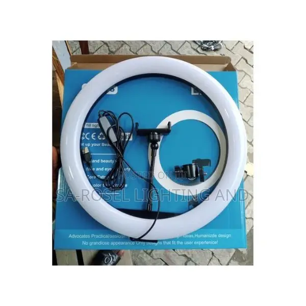 14 Inches Ring Light + Phone Stand + Tripod Stand