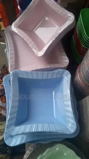 24pcs Flat and Soup Unbreakable Plates