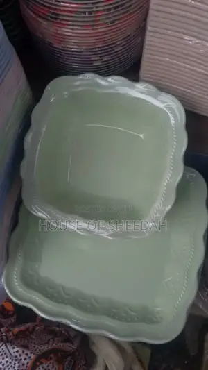 24pcs Flat and Soup Unbreakable Plates