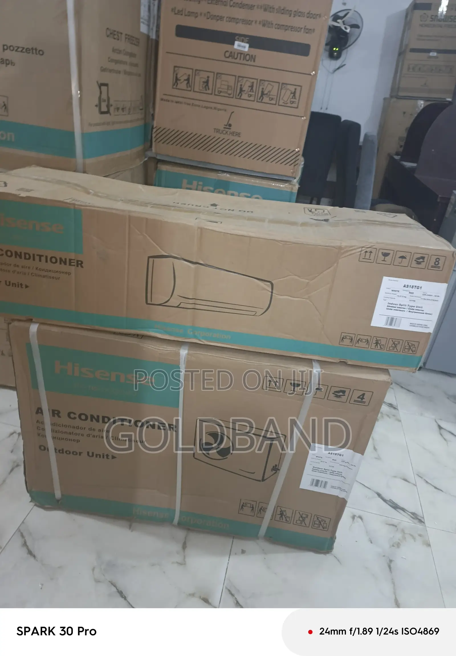 Non-Inverter Hisense 2hp Ac – White