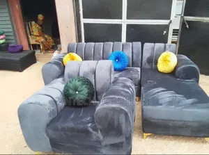 Round Hand L Shape Sofas and a Single Seater