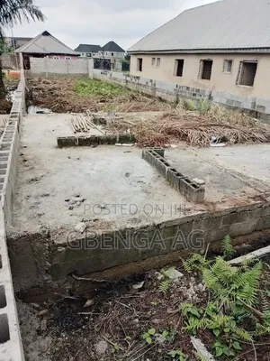 Half Plot With Foundation for Sale