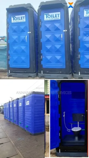 Mobile Toilet for Construction Companies, Churches Market and Events