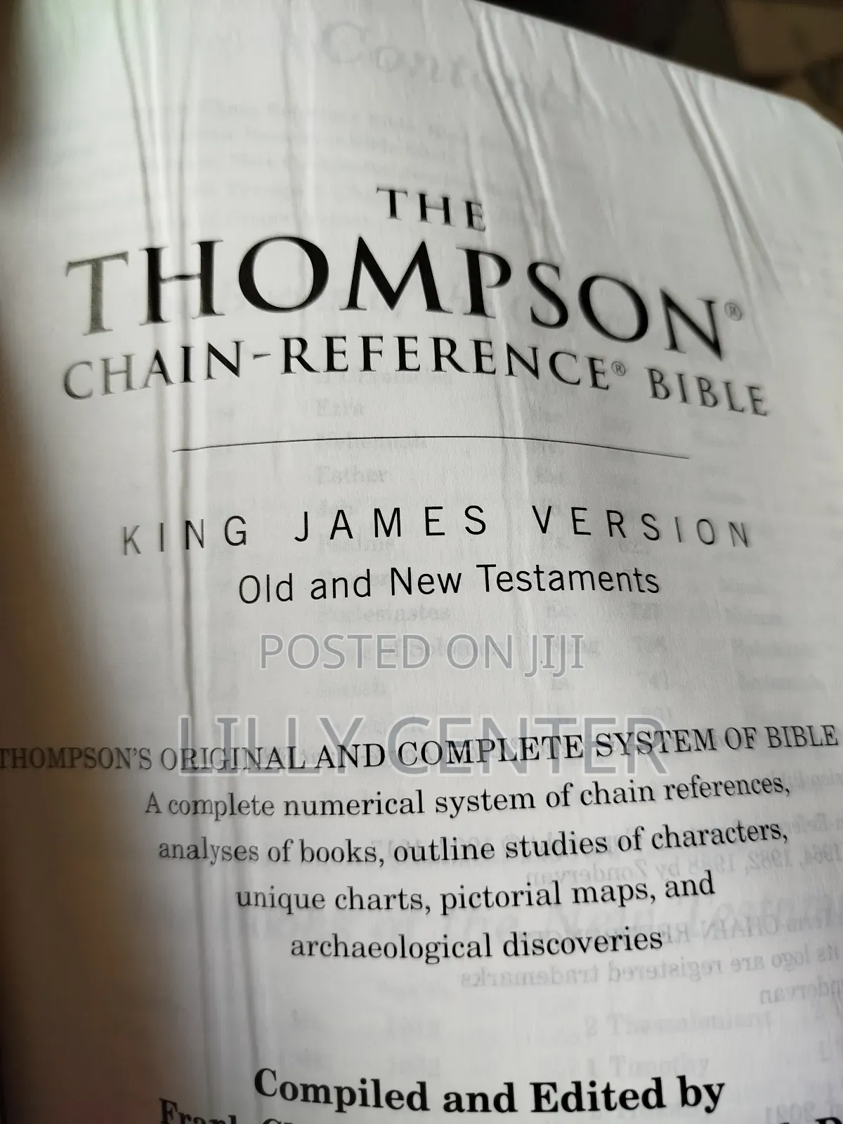 KJV Thompson Chain Reference Bible Large Print
