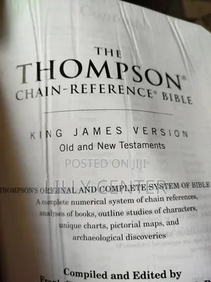 KJV Thompson Chain Reference Bible Large Print